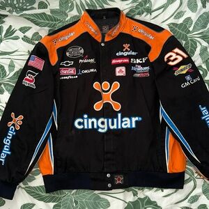Vintage Cingular NASCAR 31 Racing Jacket Size 3XL